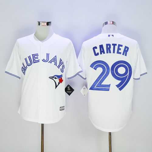 Toronto Blue Jays #29 Joe Carter White New Cool Base Stitched MLB Jersey,We sell and wholesale Toronto Blue Jays #29 Joe Carter White New Cool Base Stitched MLB Jersey on line form chian!